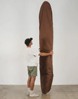Seal Brown Canvas Surfboard Bag - Surf Bored