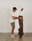 Seal Brown Canvas Surfboard Bag - Surf Bored