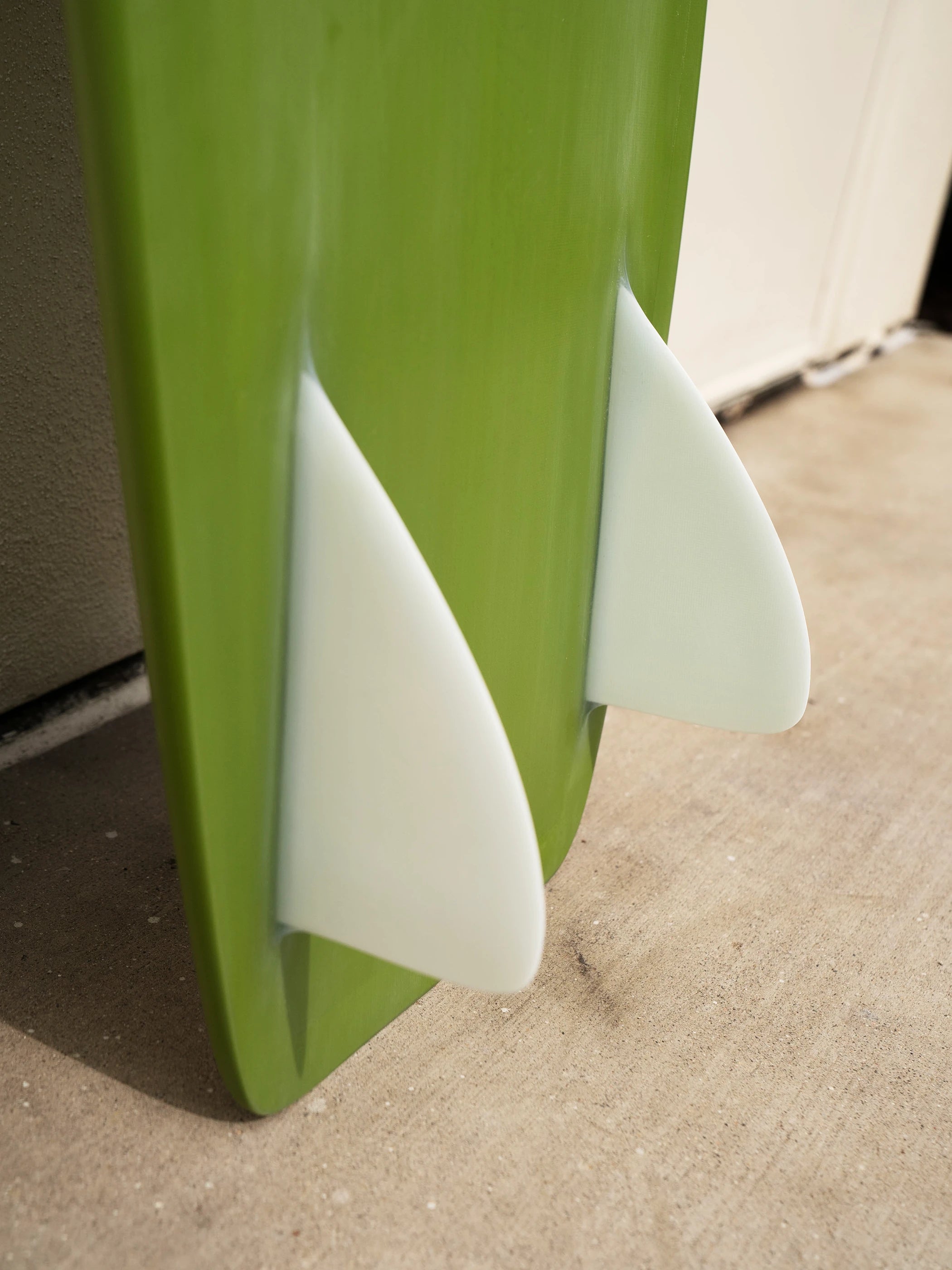 Deepest Reaches | 5'3” Pizza Box Sage Green Surfboard