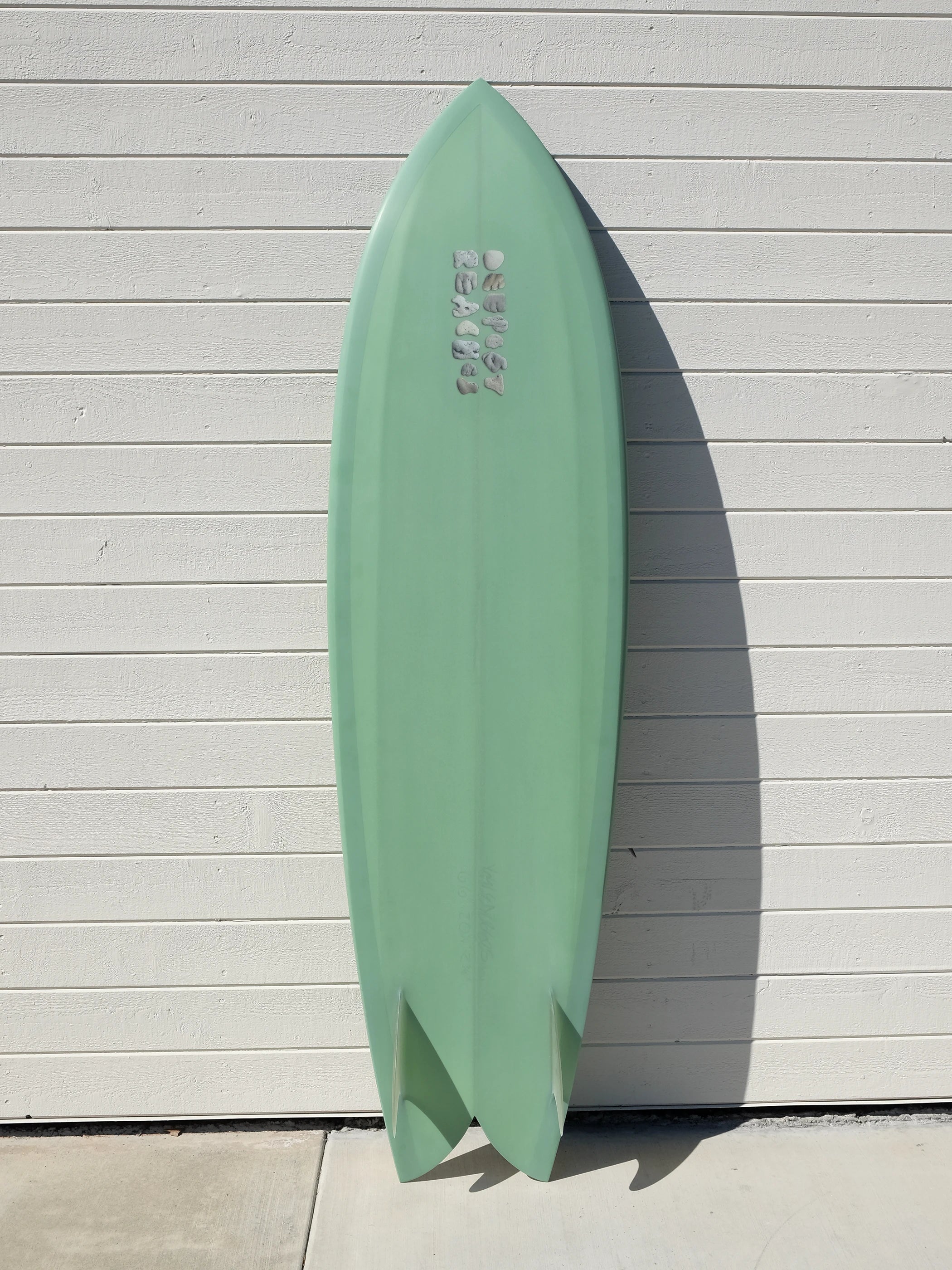 Deepest Reaches | 6'6” Mega Fish Seafoam Surfboard Deepest Reaches | 6'6” Mega Fish Seafoam Surfboard