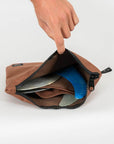Surfboard Fin Wallet - Seal Brown - Surf Bored