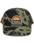 Sunrise Patch Trucker Hat | Duck Camo Green - Surf Bored