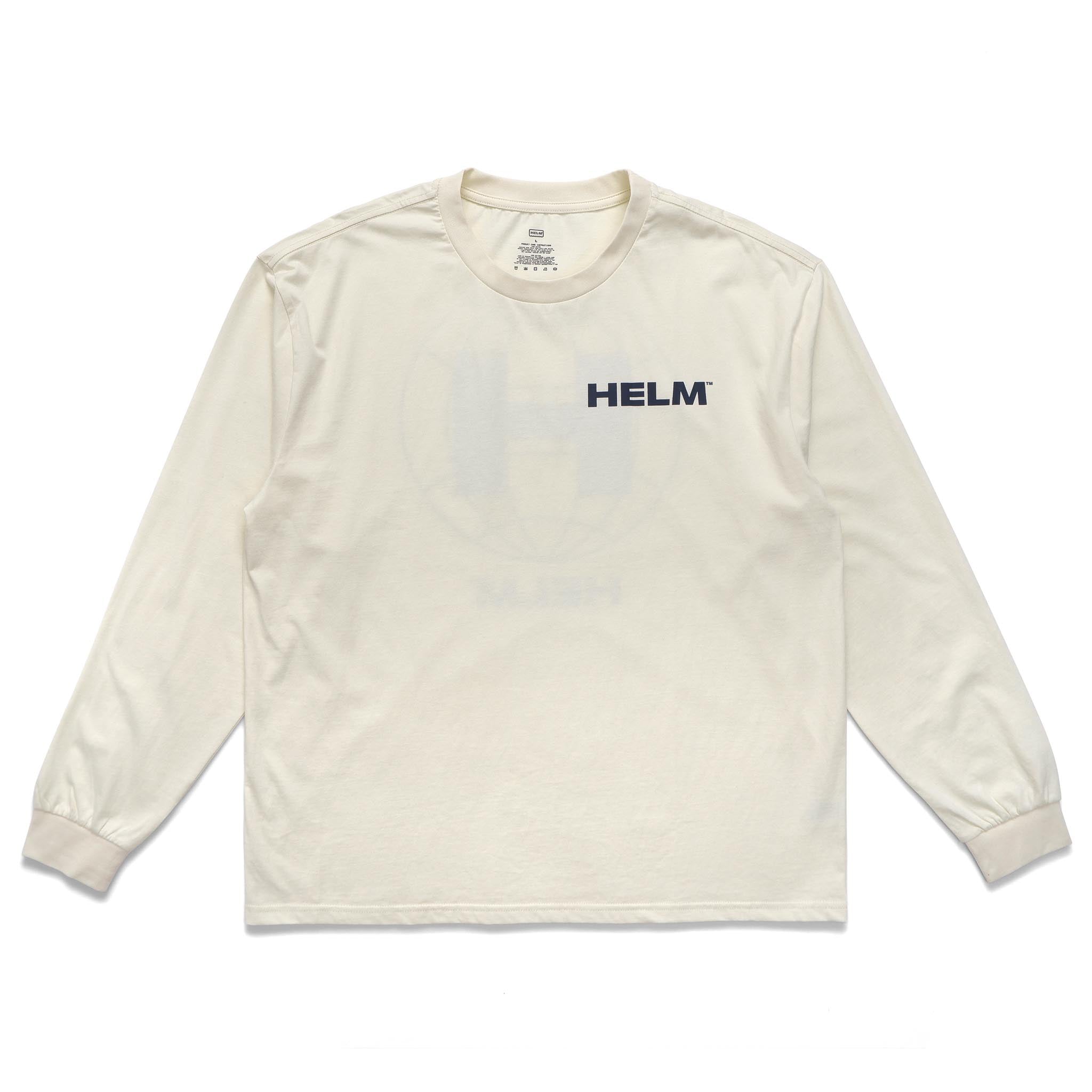 HELM Supplies | Globe L/S Tee | Creme