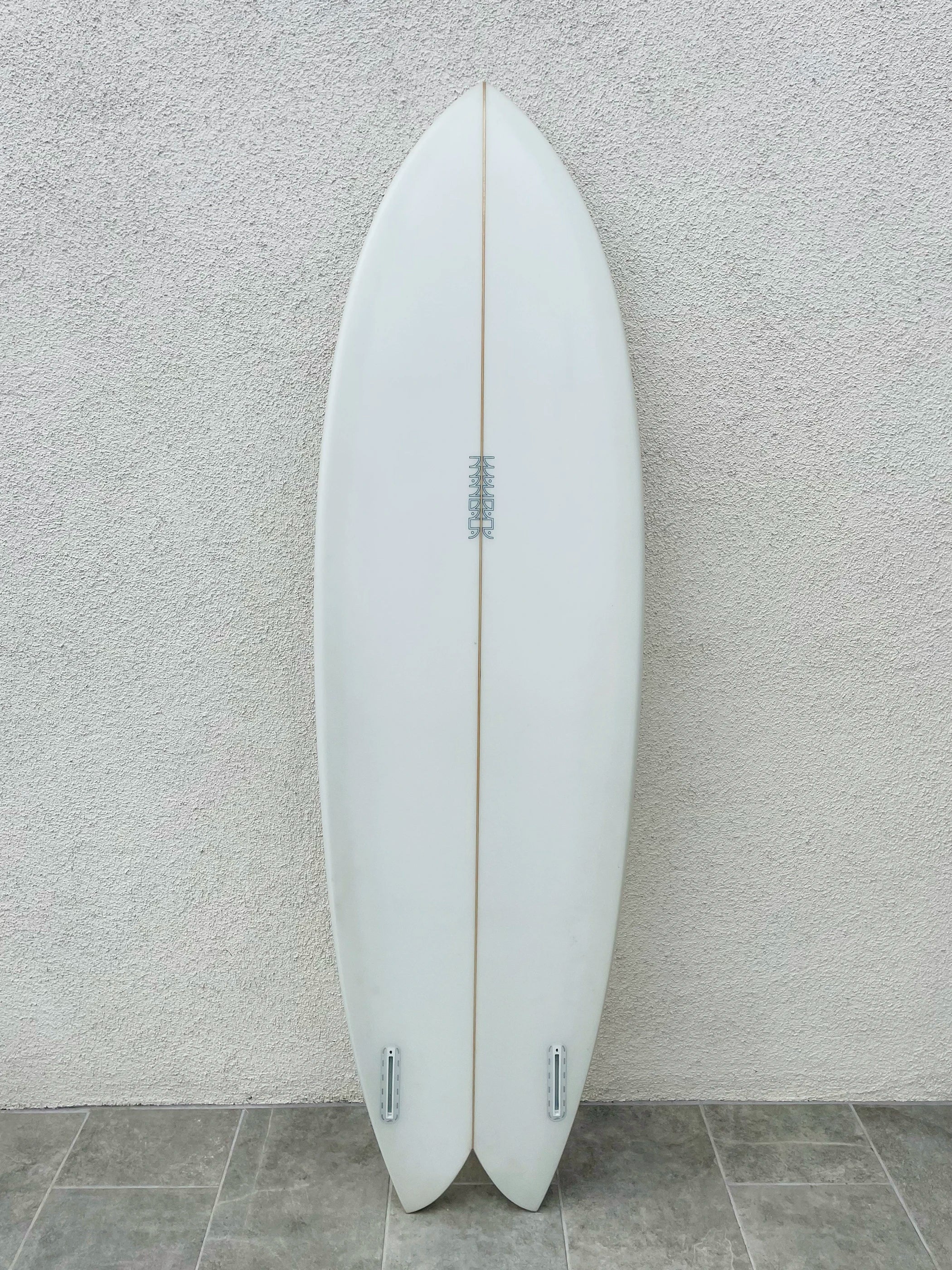 Mandala | 6'0” Fish Clear Twin Fin Surfboard (USED) - SurfBored