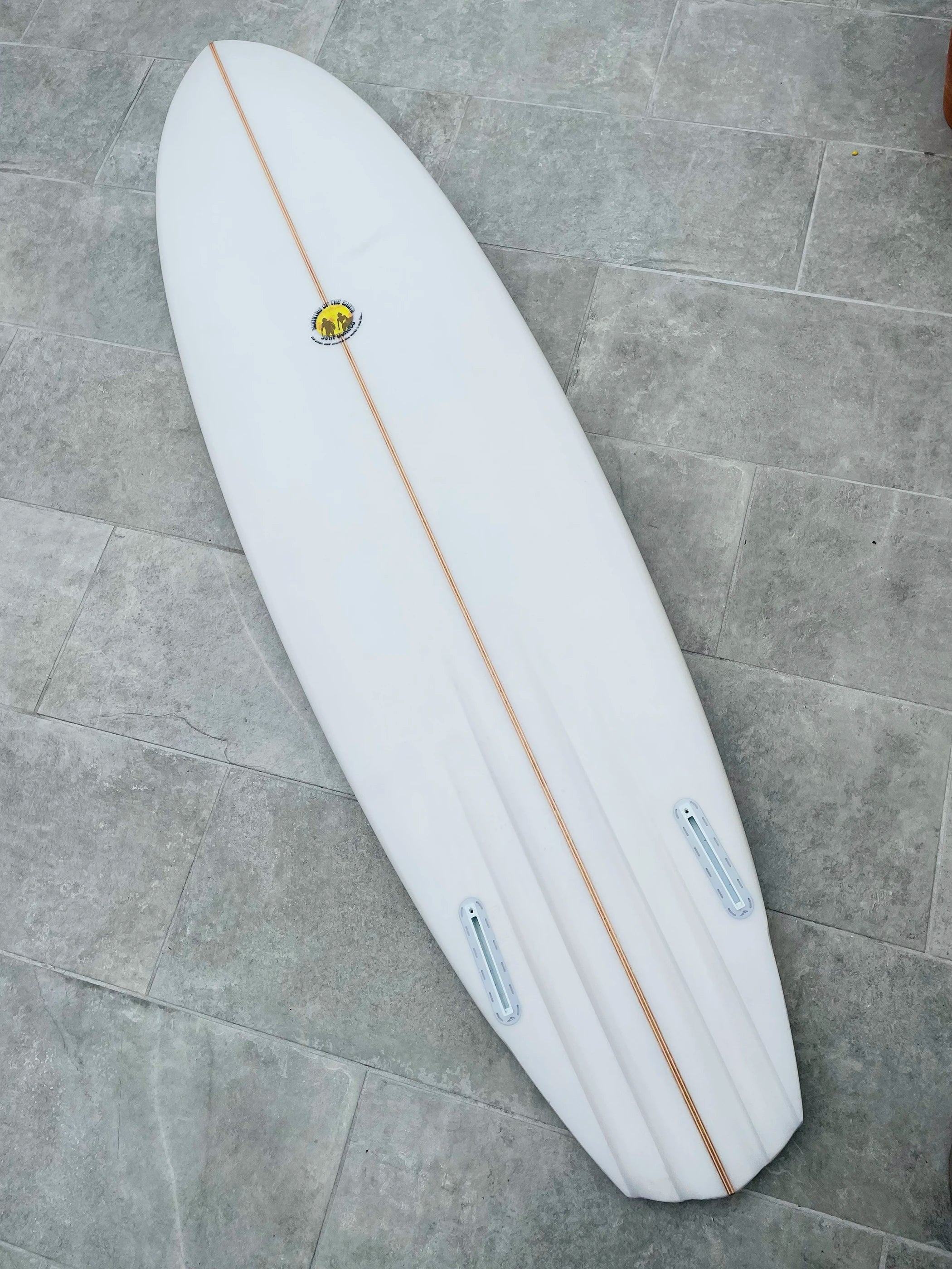 Morning Of The Earth 6 7 FIJI Diamond Tail Clear Surfboard USED