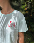 SHOOTS x mid fin co. || Surf | Poke | Repeat || Women's Crop Top - Surf Bored