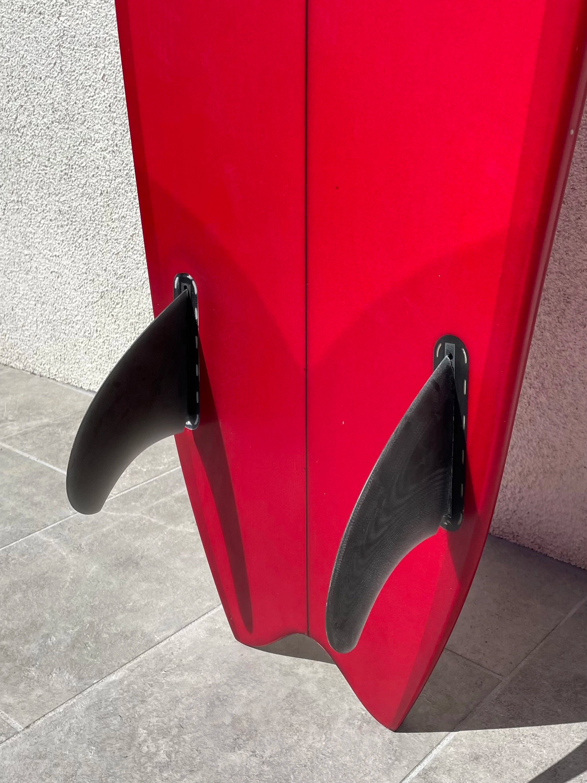 Ryan Burch | 5'7” Cuttle Fish Red Surfboard (USED)