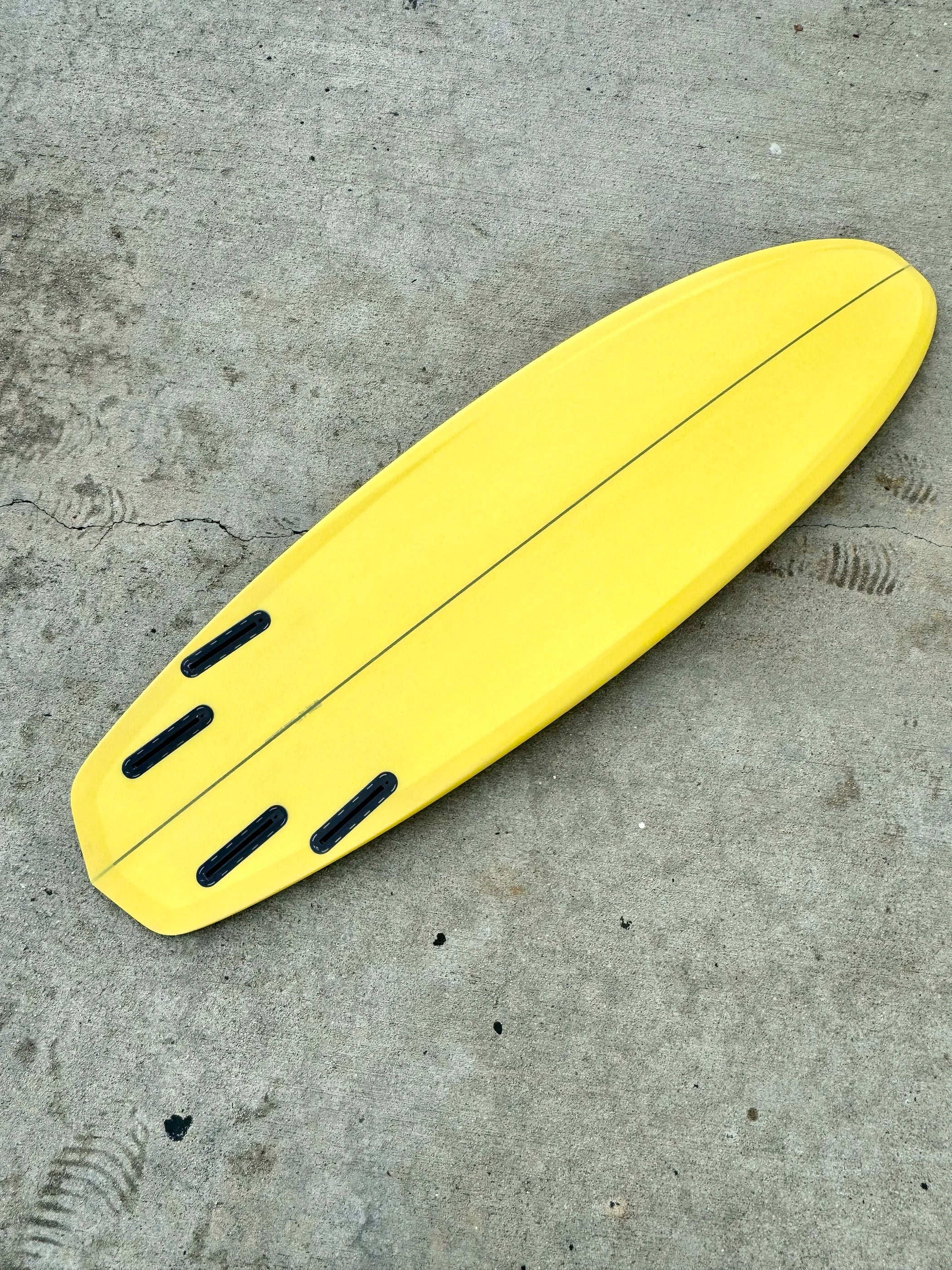 STPNK | 5'10” CBM Quad Butter Yellow Surfboard