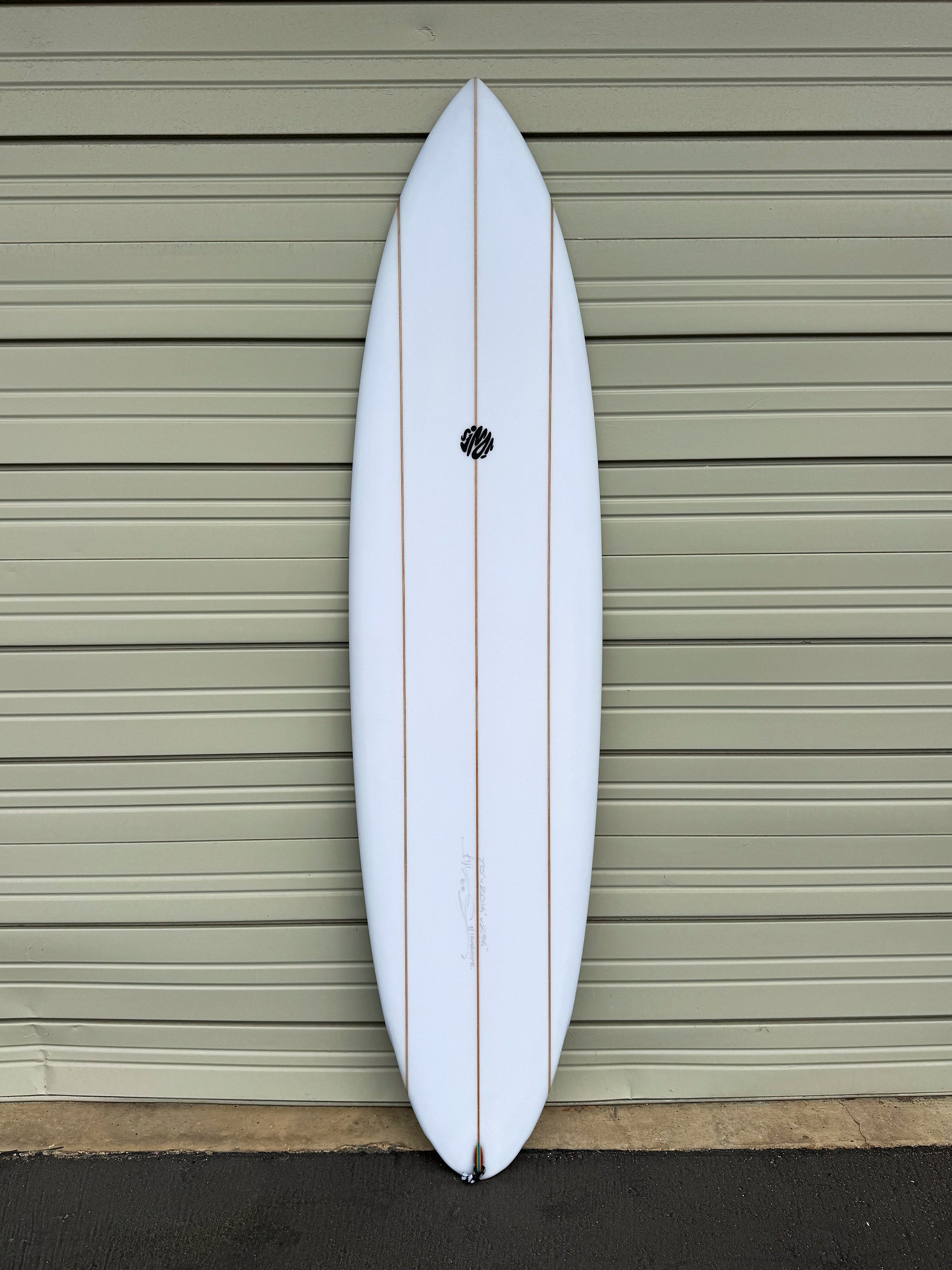 Simon Jones Designs | 7'0” Triple Stringer Fiji Clear Surfboard