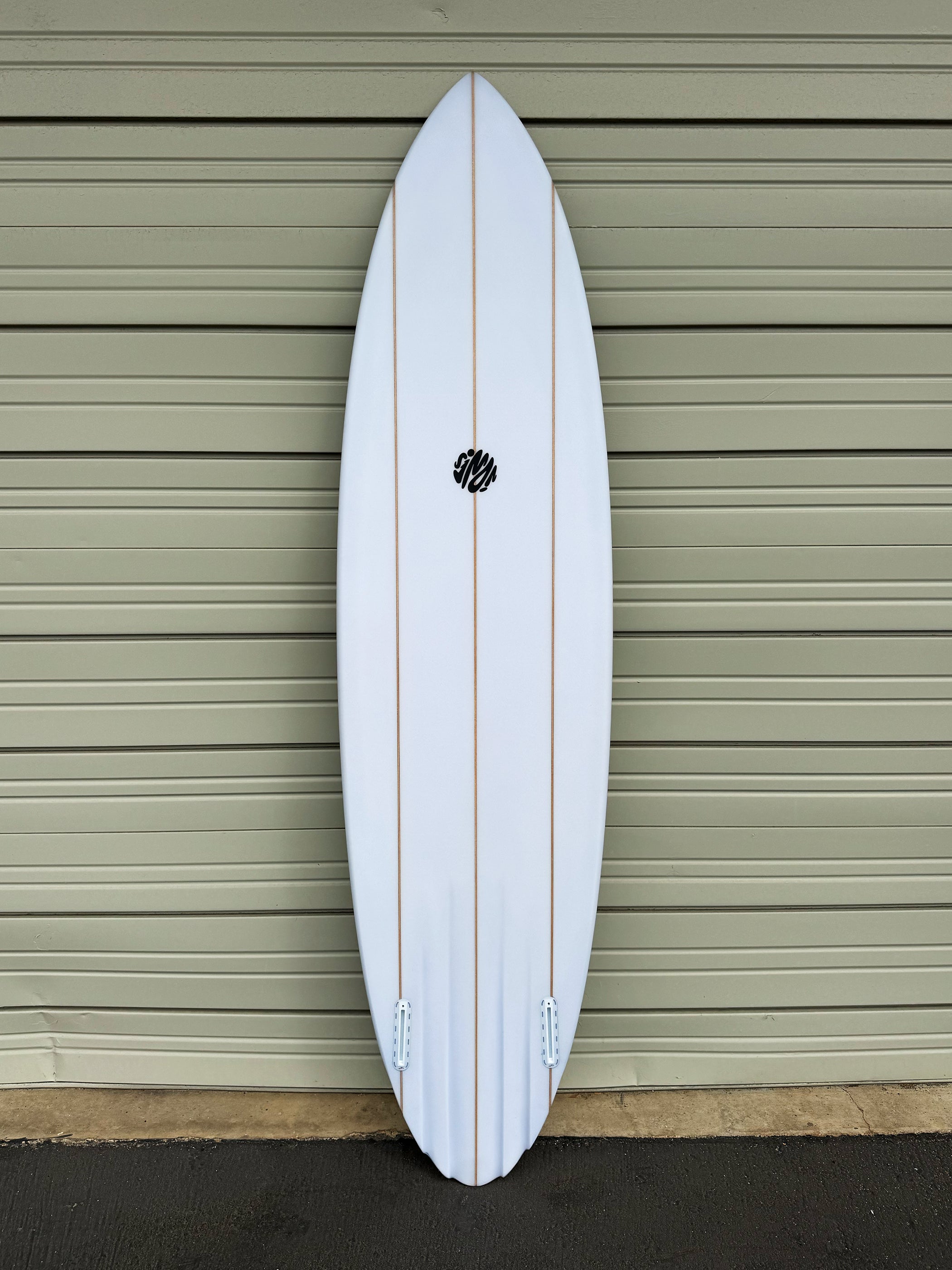 Simon Jones Designs | 7'0” Triple Stringer Fiji Clear Surfboard