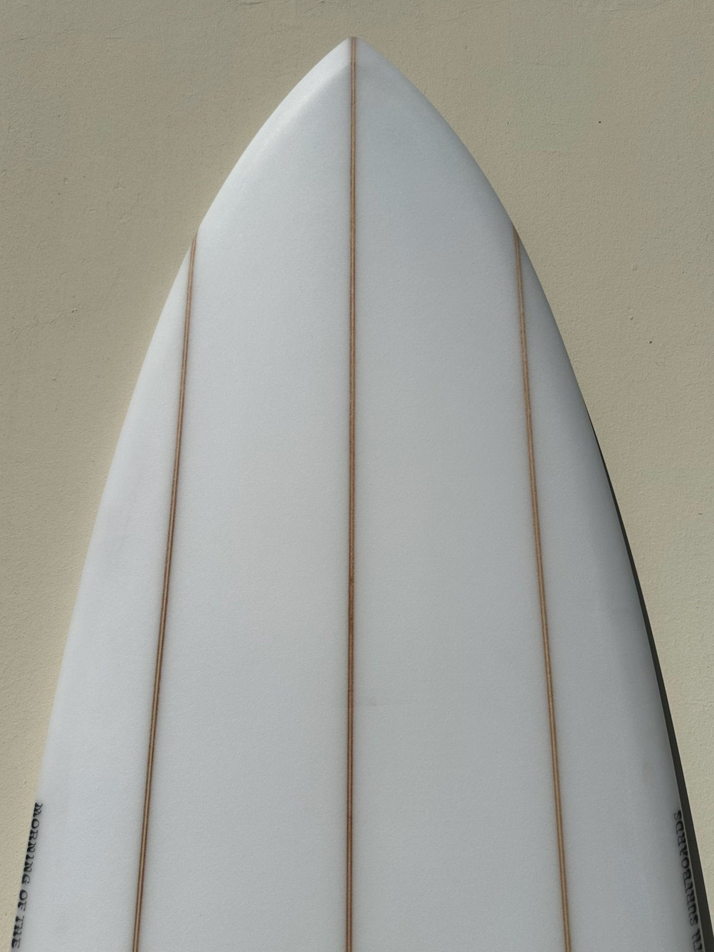 Simon Jones Designs | 6'8” Fiji Triple Stringer Clear Surfboard