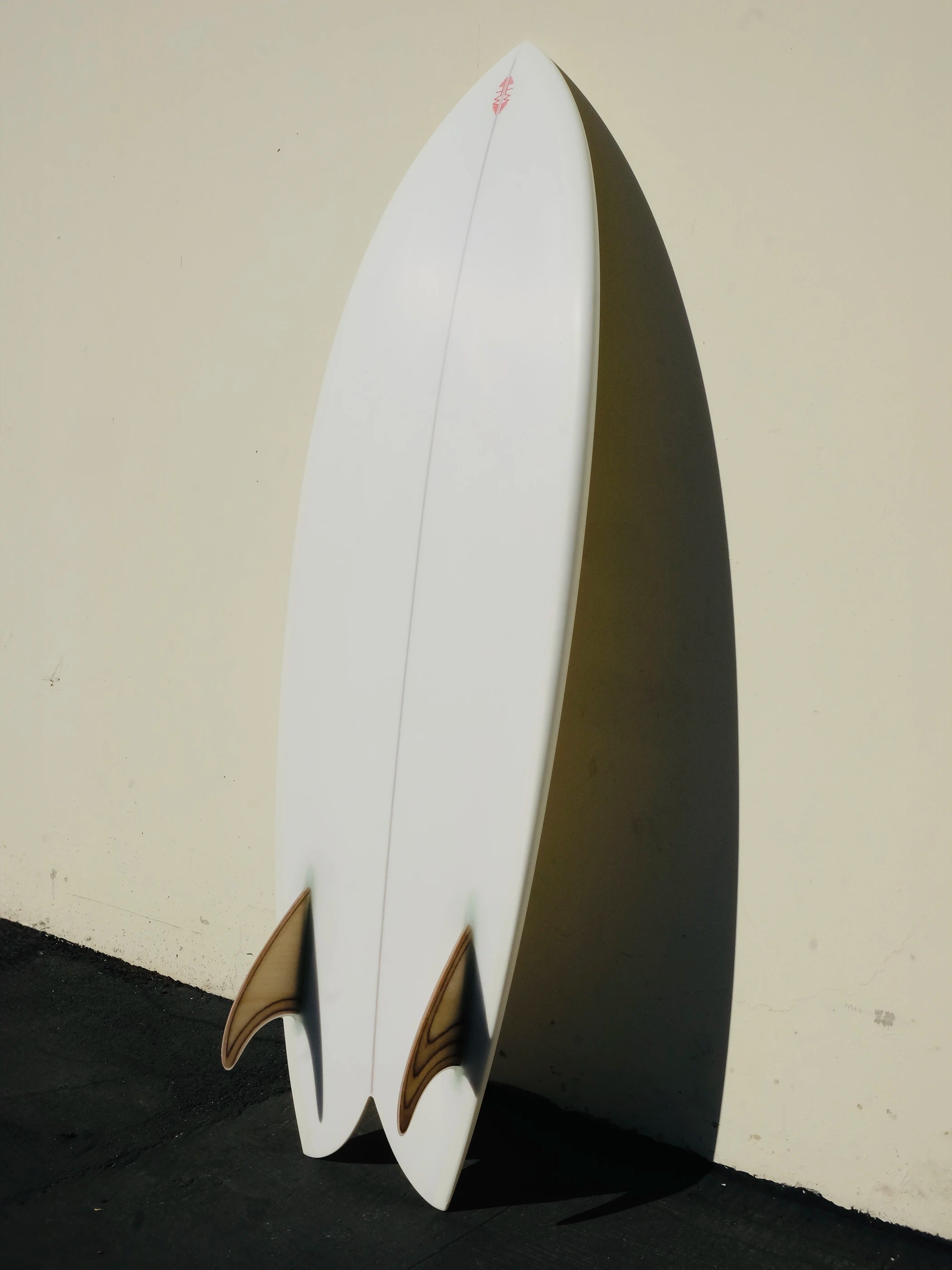 Tyler Warren | 5'7” Dream Fish Opaque White Surfboard Tyler Warren | 5'7” Dream Fish Opaque White Surfboard