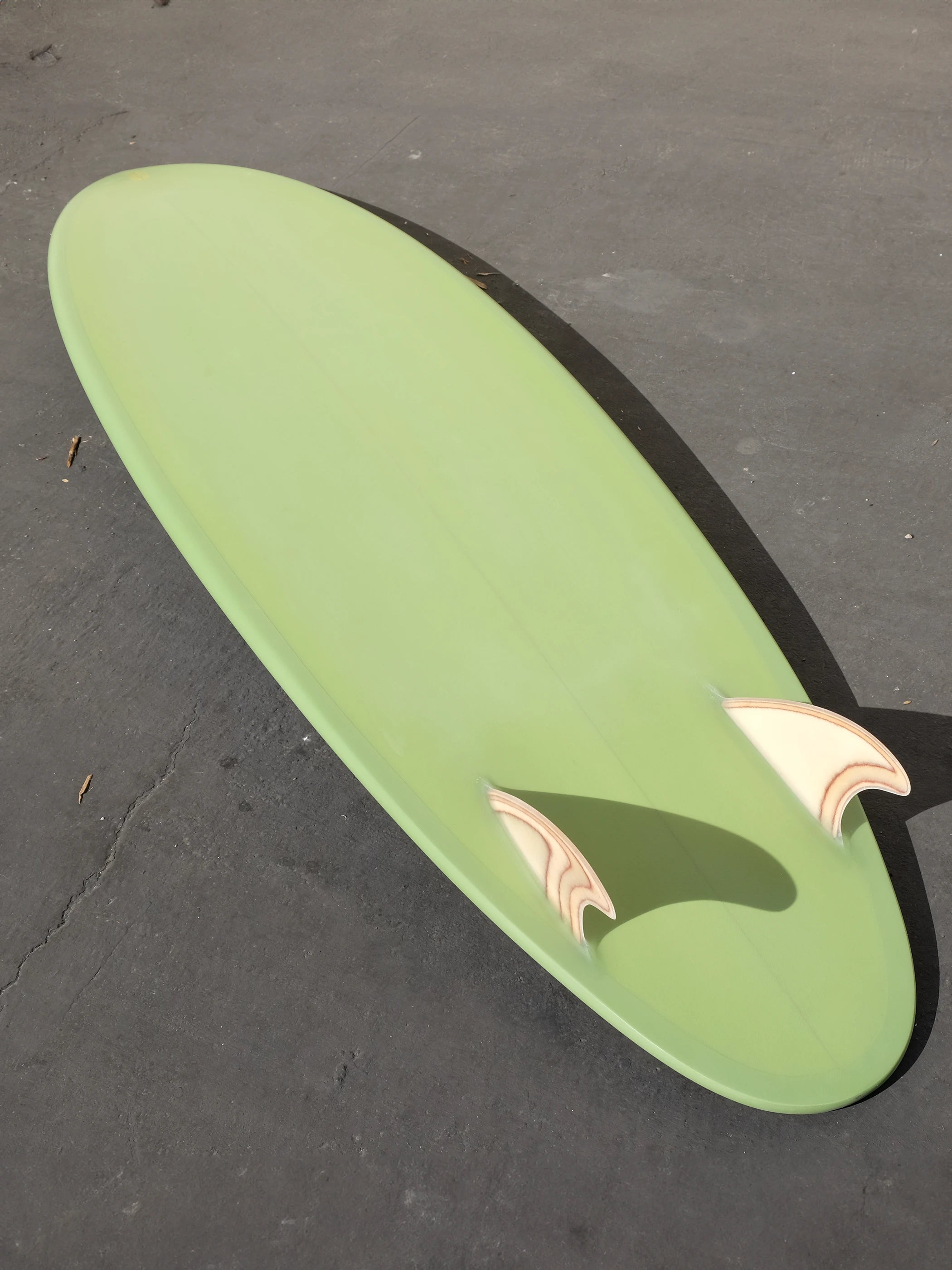 Tyler Warren | 6'6” Twin Pin Military Green Surfboard
