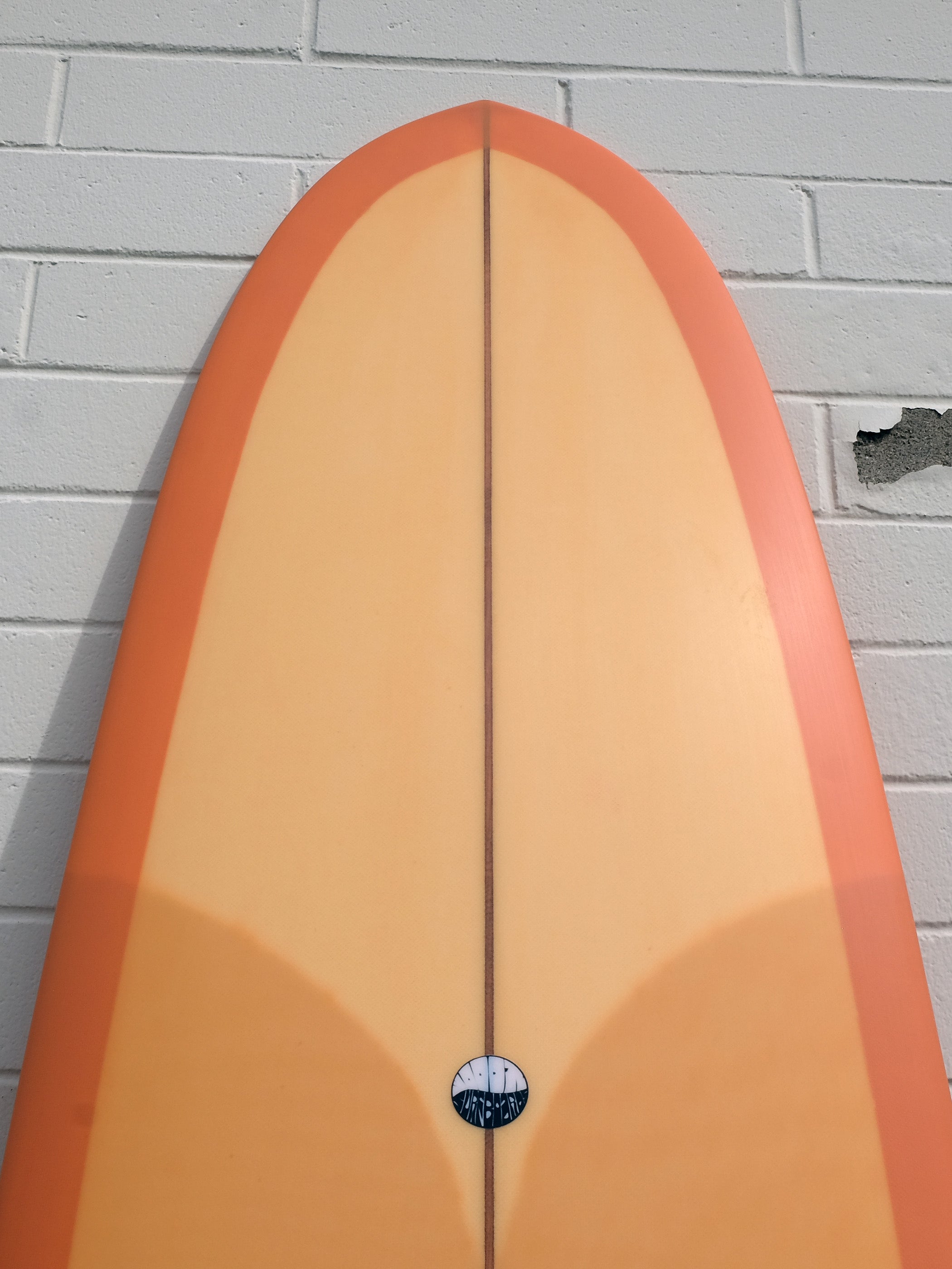 Woodin Surfboards | 8'6” Switchblade Apricot Surfboard