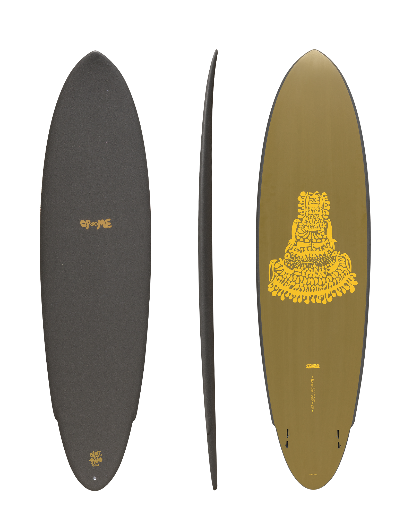 Surf Crime | Zephyr - Npj + Ando Soft Top Surfboard Surf Crime | Zephyr - Npj + Ando Soft Top Surfboard