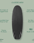 5'4" R-Series | Secret Menu Soft Top Surfboard