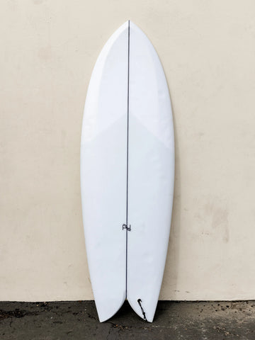 A&H Vessels | 5’4” Quickbeam Clear Surfboard (USED) - Surf Bored