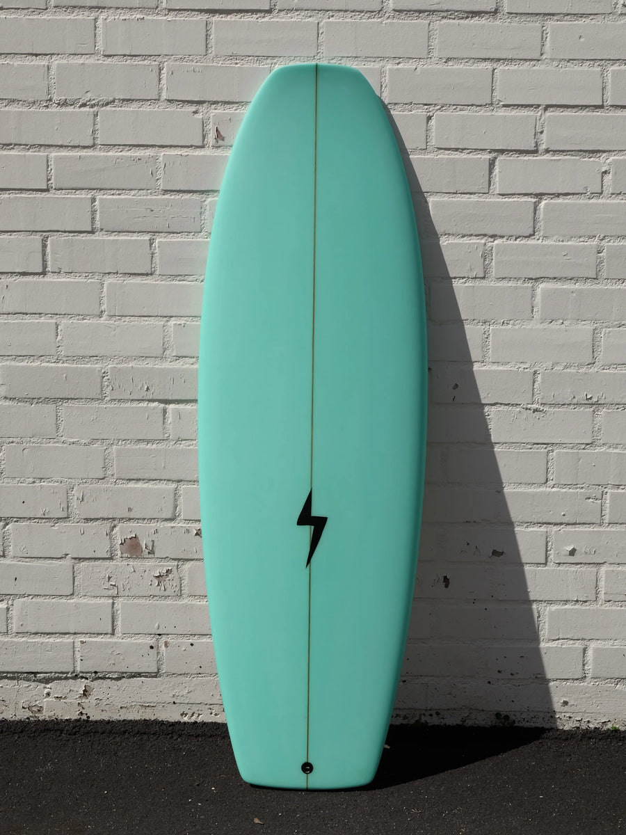 Corey Graham Shapes | 5'5” Snub Nose Tri Fin Mint Surfboard