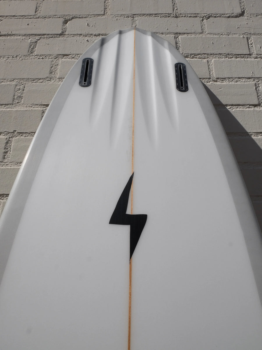 Corey Graham Shapes | Corey Graham Shapes | 6’6” Quad Channel Twin Fin Slate Surfboard - Surf Bored