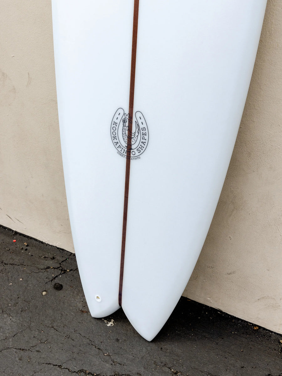Kookapinto Shapes | 6'8" Thick Twin Fish Surfboard - Surf Bored