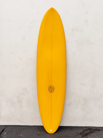 Kookapinto Shapes | 7'7" Thin Twin Mango Concave Deck Surfboard - Surf Bored