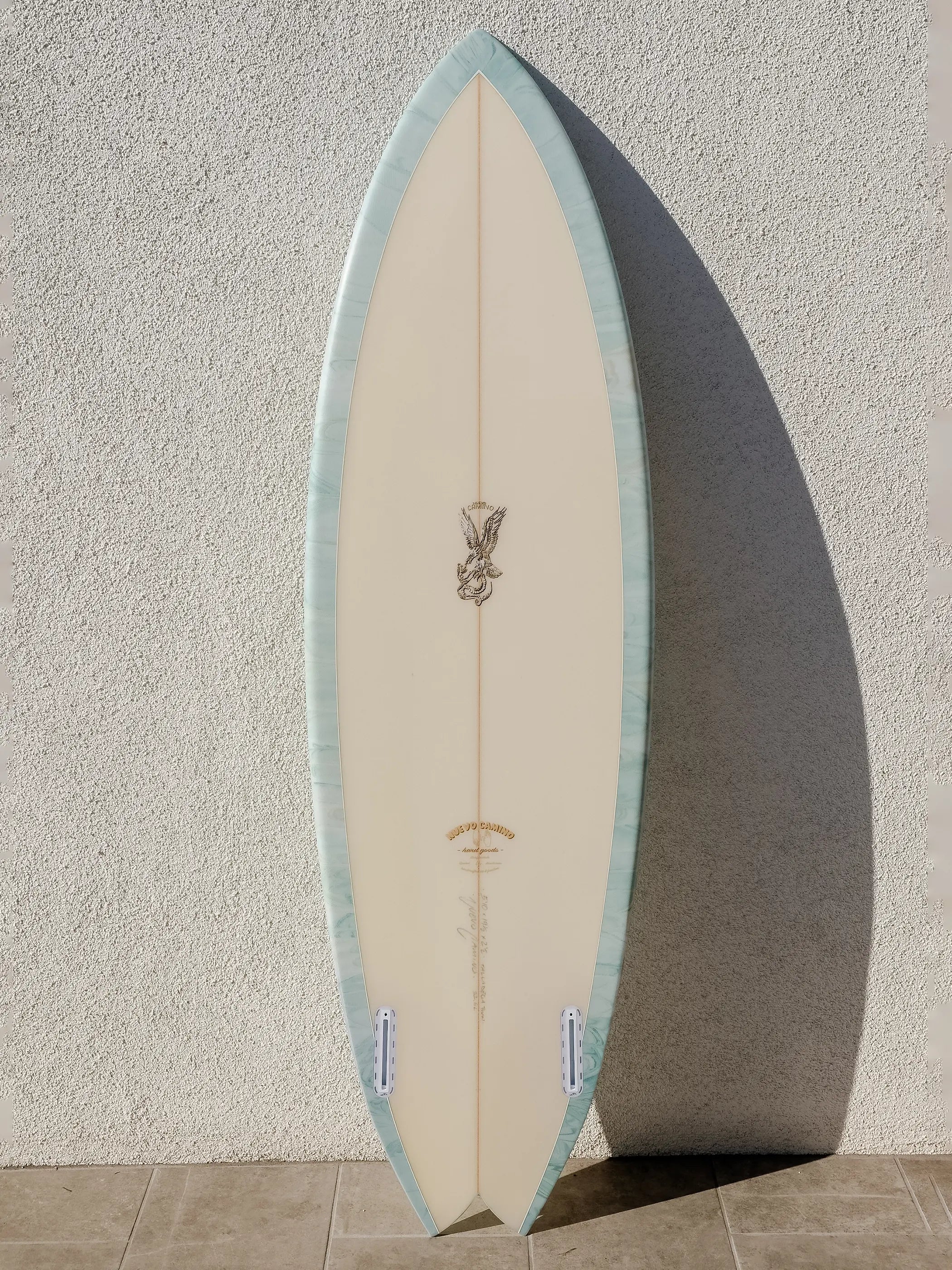 Nuevo Camino | Talladega Twin 5'10” Seafoam Smoke Surfboard