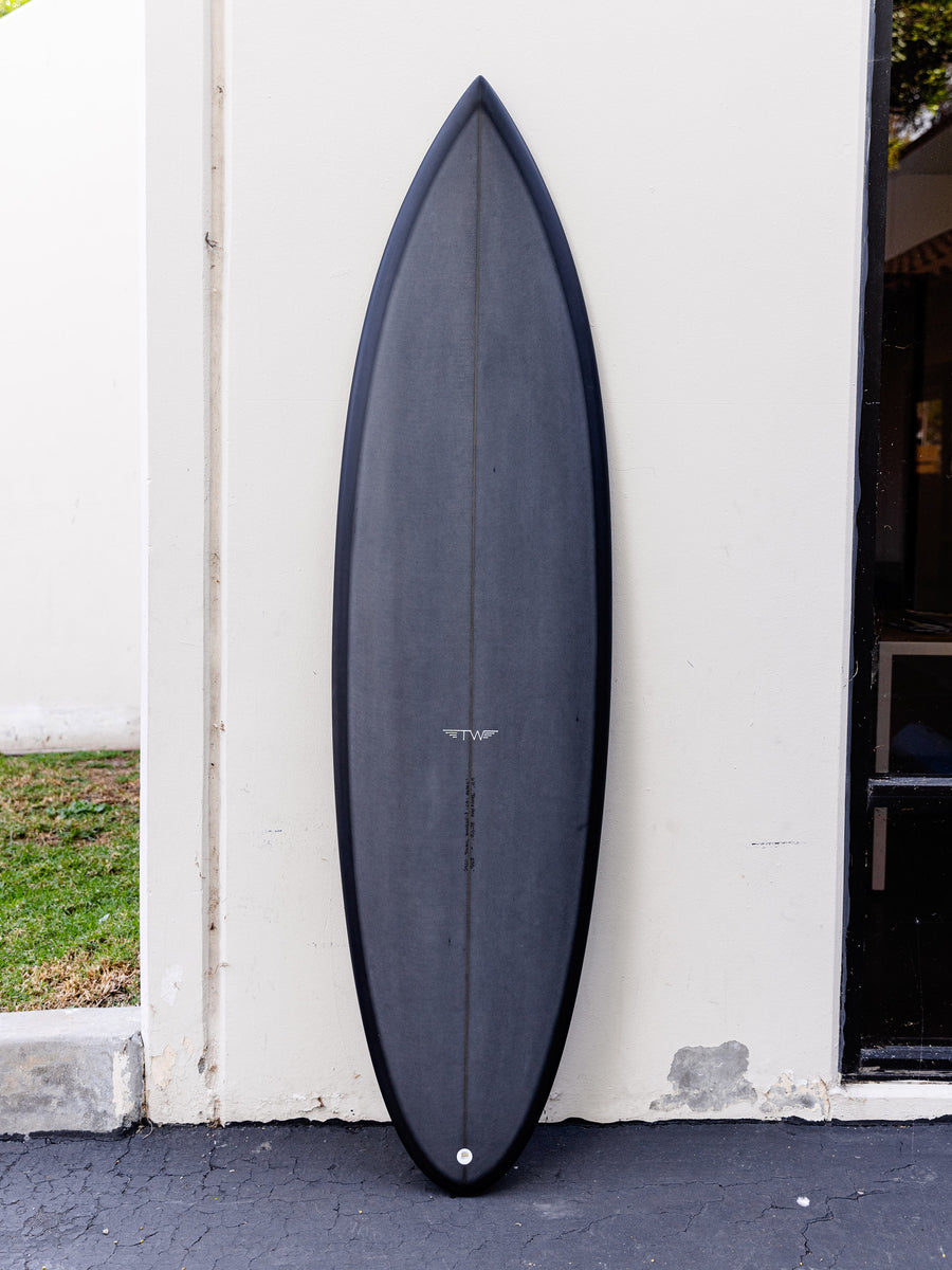 Tyler Warren | Twin Pin 6'8” Battleship Grey Surfboard