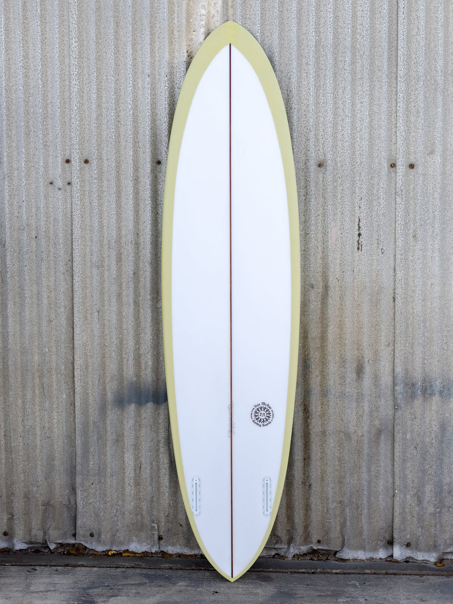 Koz McRae Surfboards Koz McRae | Poseidon Twin 6’10” Limestone Surfboard  - SurfBored
