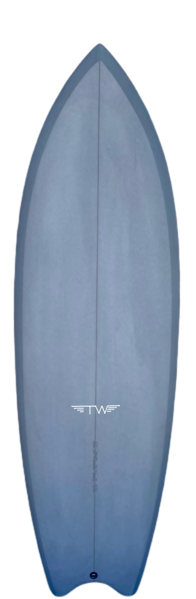 Tyler Warren タイラーウォーレン BULLET 5'4 Tyler Warren | Bullet 5'4” Teal Surfboard - SurfBored