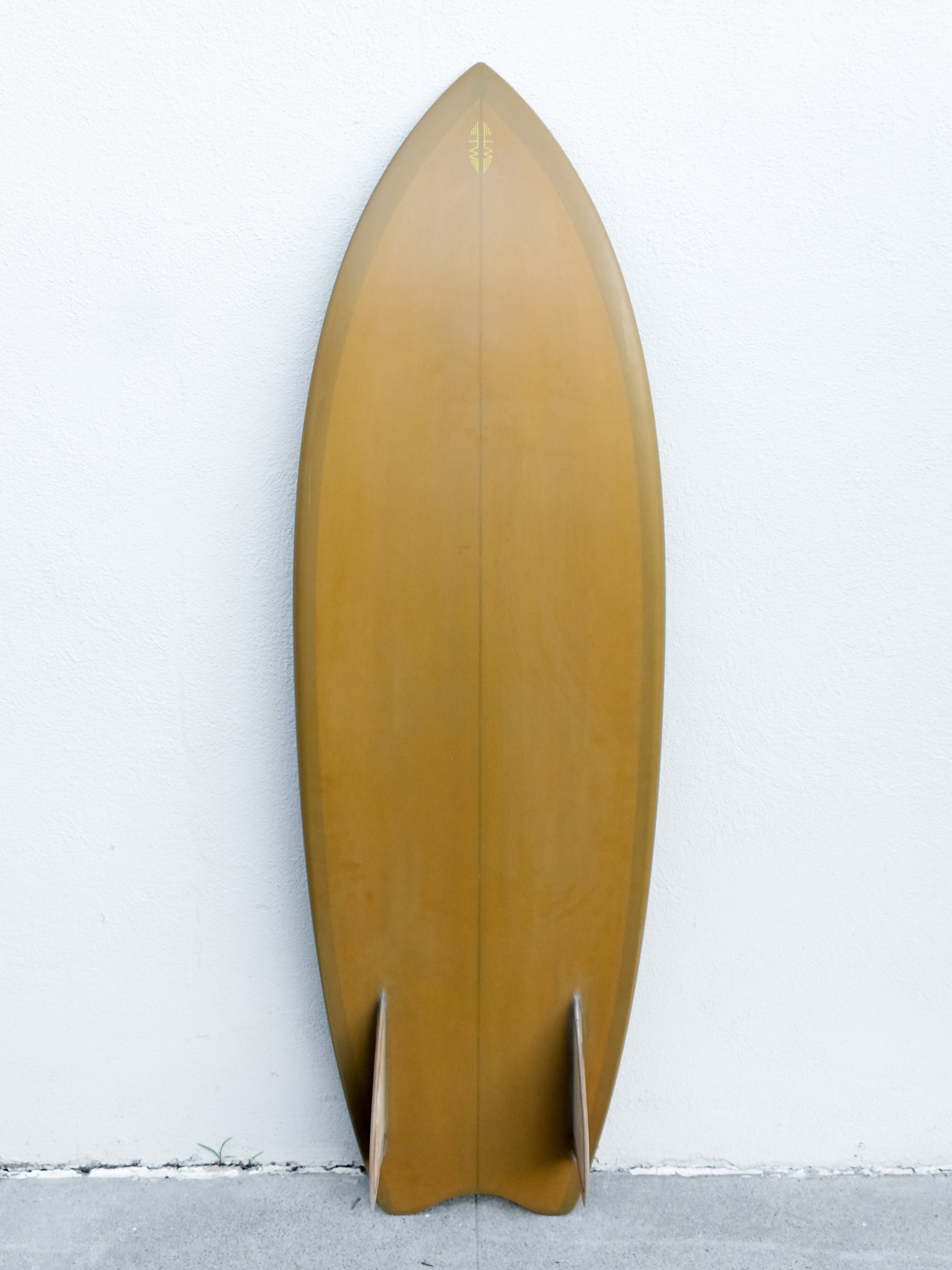 Tyler Warren | Bullet 5'7” Moss Twin Fin Surfboard Tyler Warren | Bullet 5'7” Moss Twin Fin Surfboard