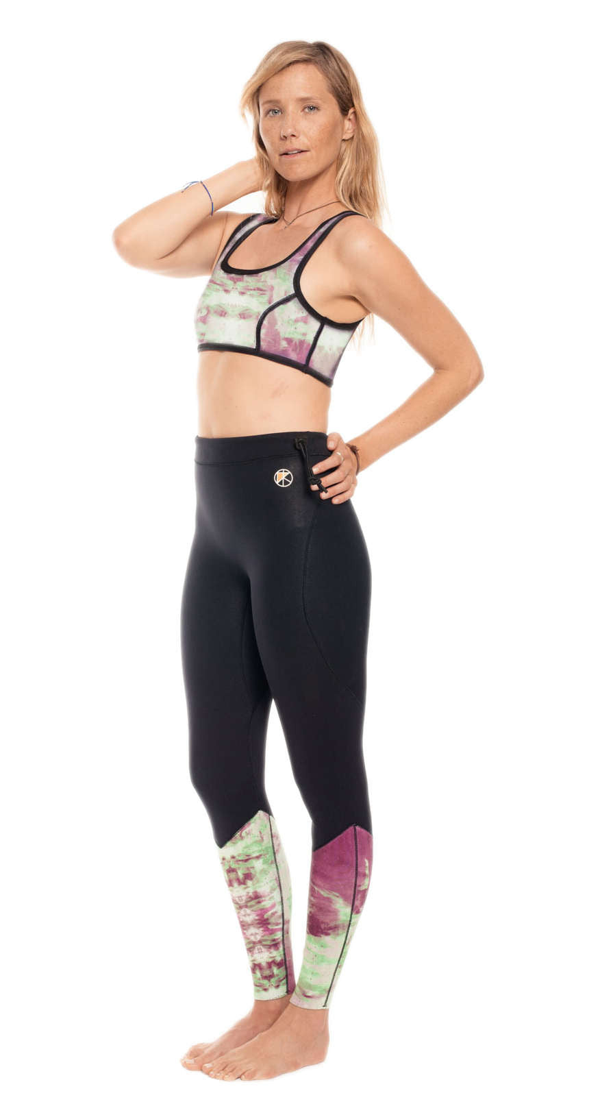2mm Psychedelic Reversible Surf Leggings - Surf Bored
