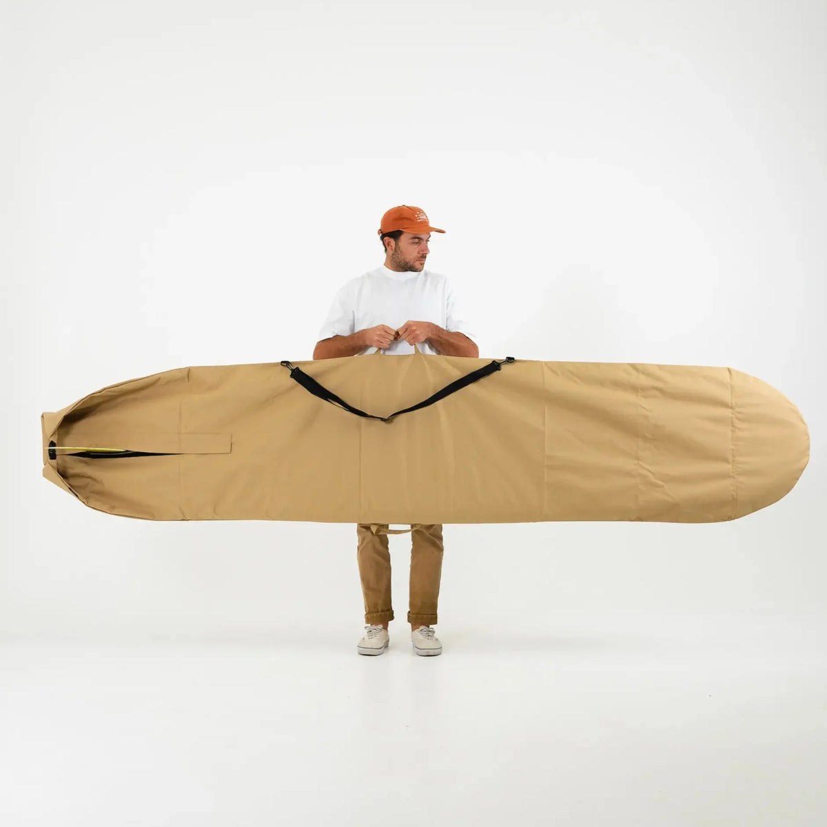 Harbor Tan Canvas Surfboard Bag - Surf Bored