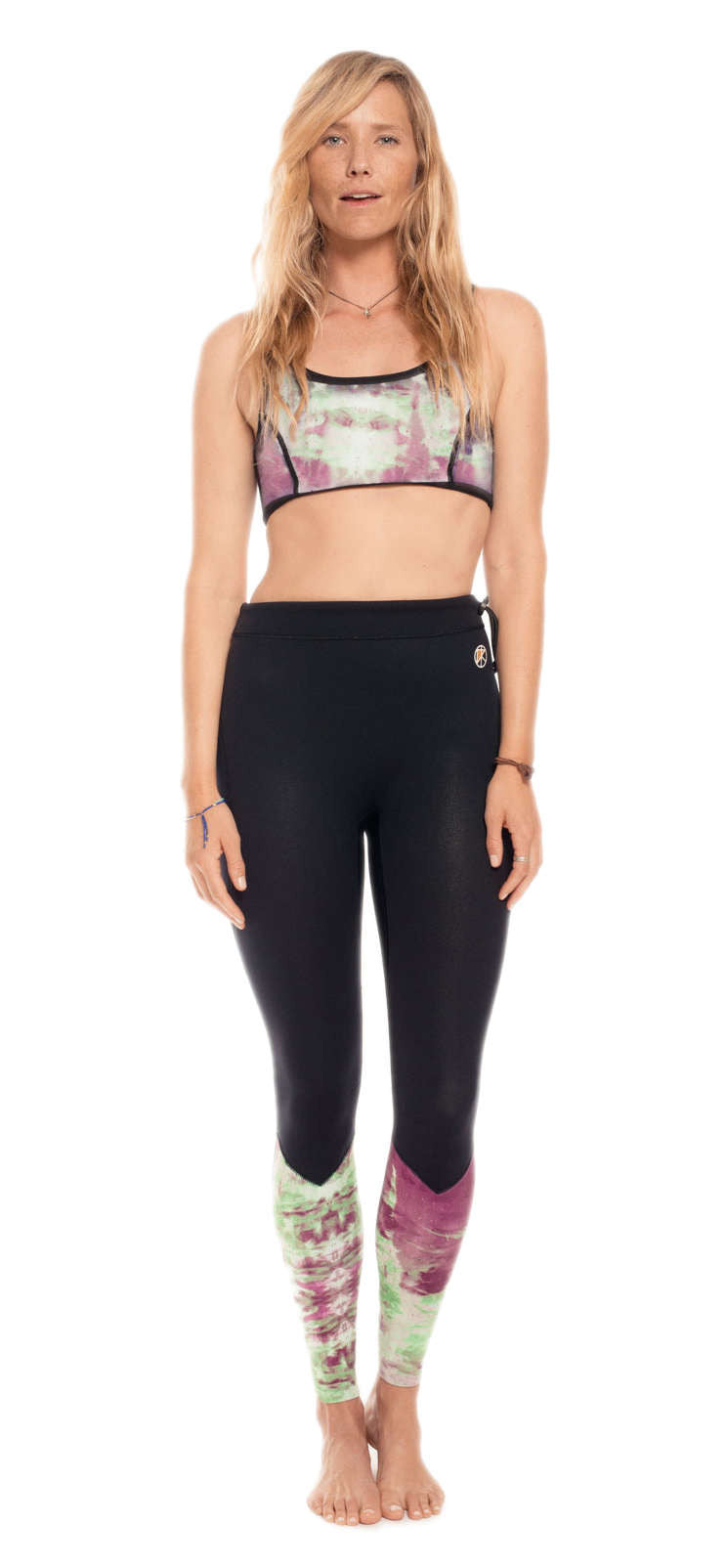 2mm Psychedelic Reversible Surf Leggings - Surf Bored