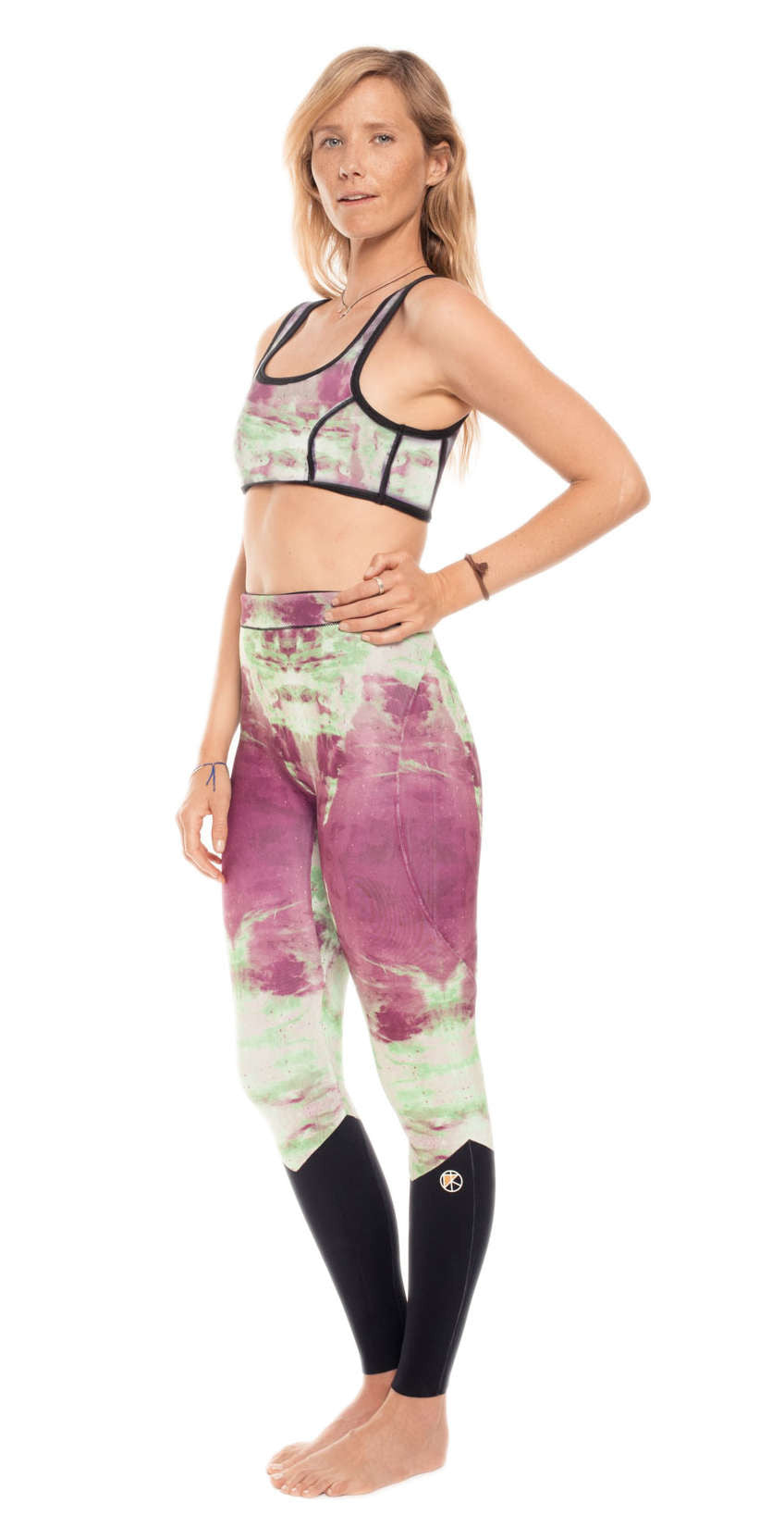 2mm Psychedelic Reversible Surf Leggings - Surf Bored
