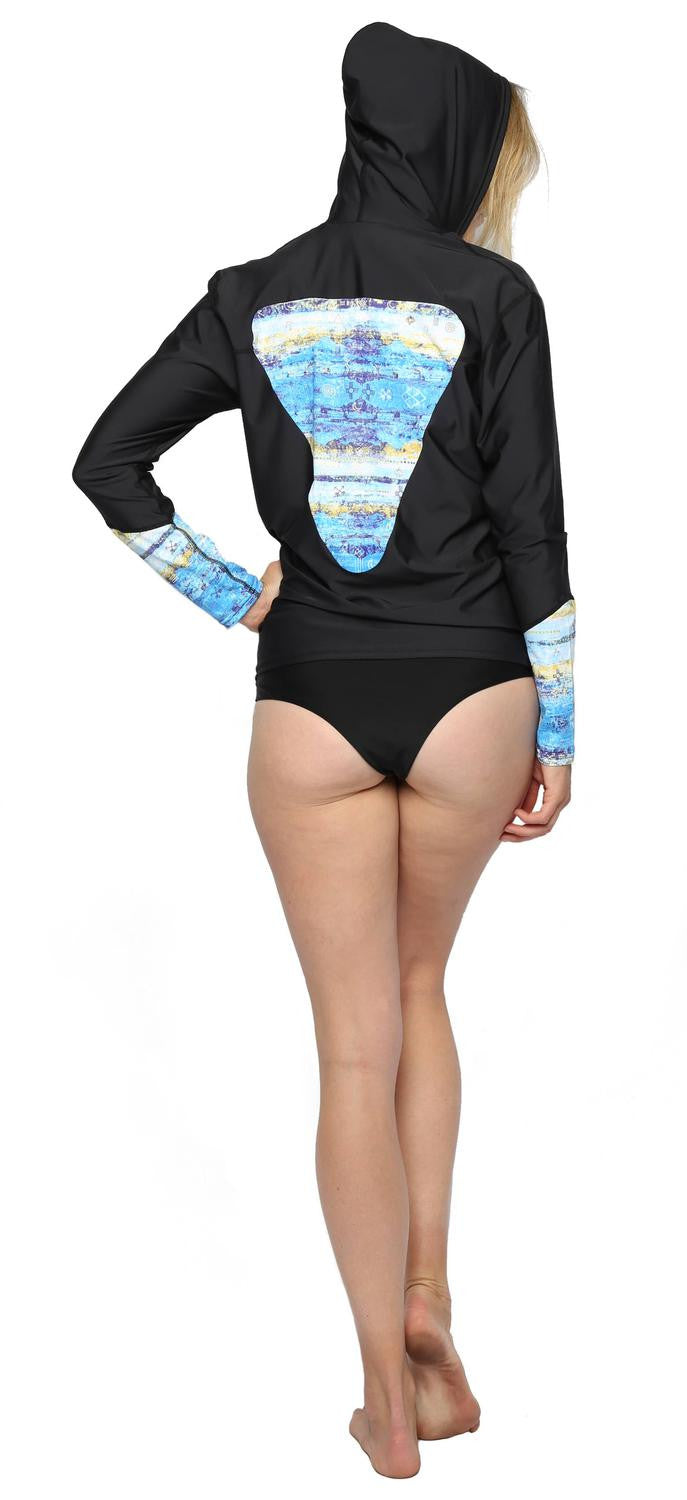 Of Earth Front Zip Oversized Hoodie - Surf Bored