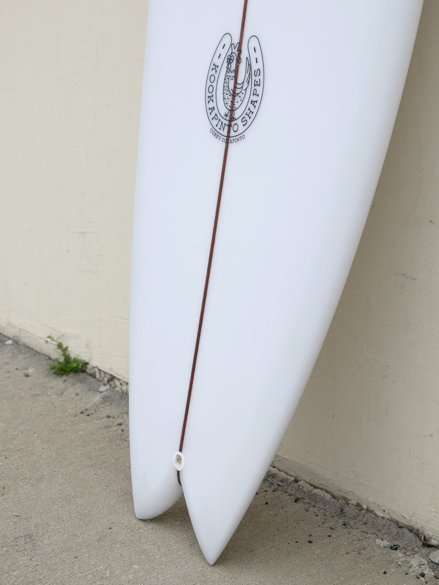 6'0" Fishy Noserider Quad Fin Surfboard