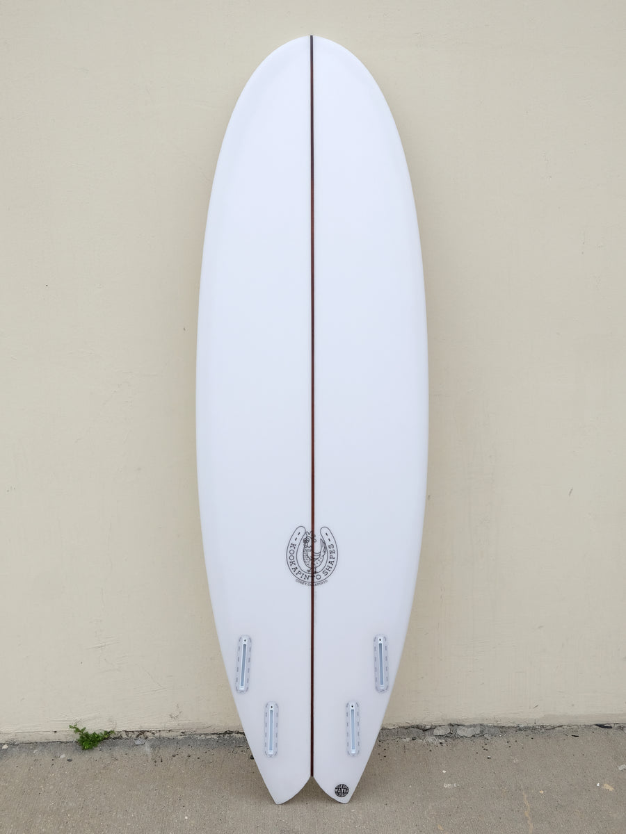 6'0" Fishy Noserider Quad Fin Surfboard