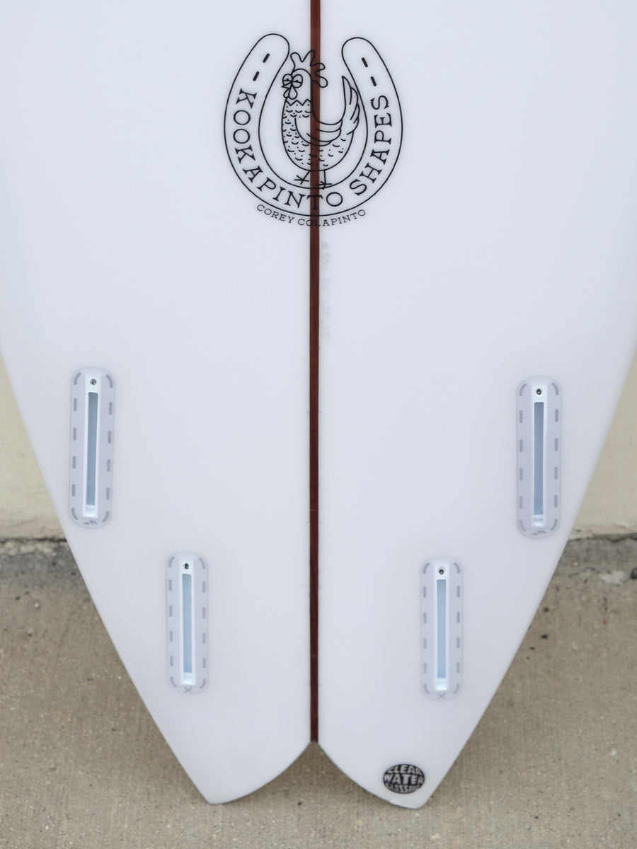 6'0" Fishy Noserider Quad Fin Surfboard