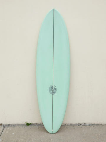 6'4" Thin Twin - Mint Deck Tint Surfboard - Surf Bored