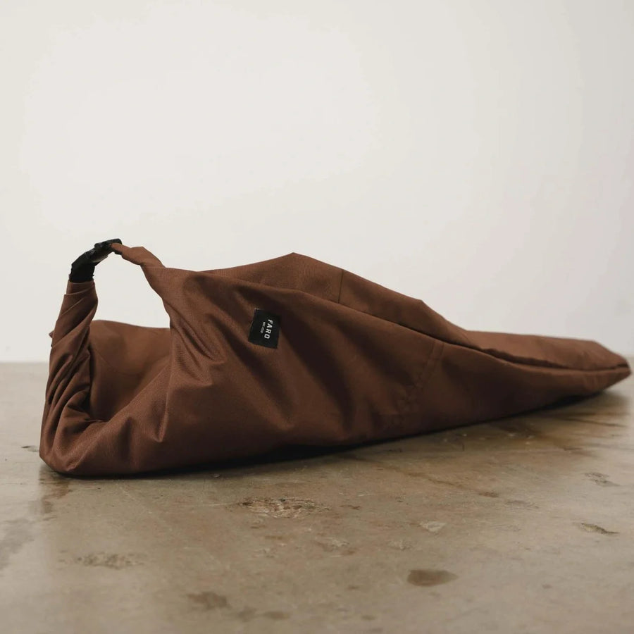 Seal Brown Canvas Surfboard Bag