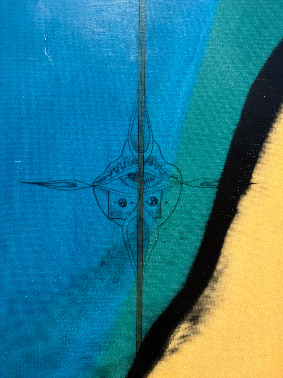 7’5” Ryan Burch | Egg Abstract Surfboard (USED) - Surf Bored