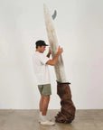 Seal Brown Canvas Surfboard Bag - Surf Bored