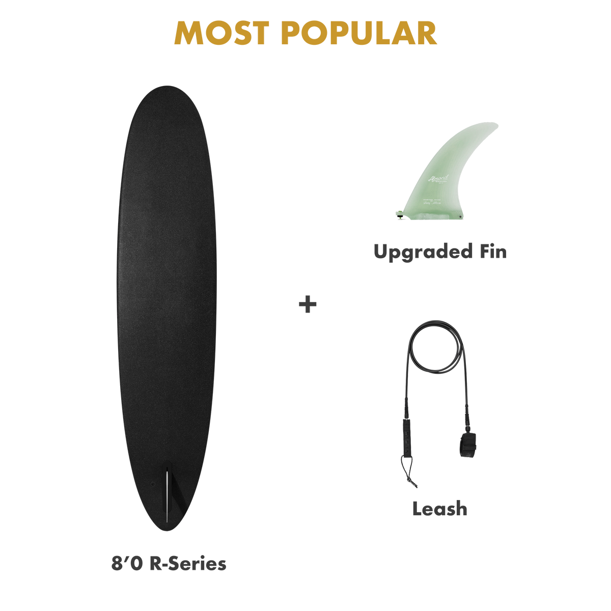8'0 R-Series | Joy Soft Top Surfboard - Surf Bored