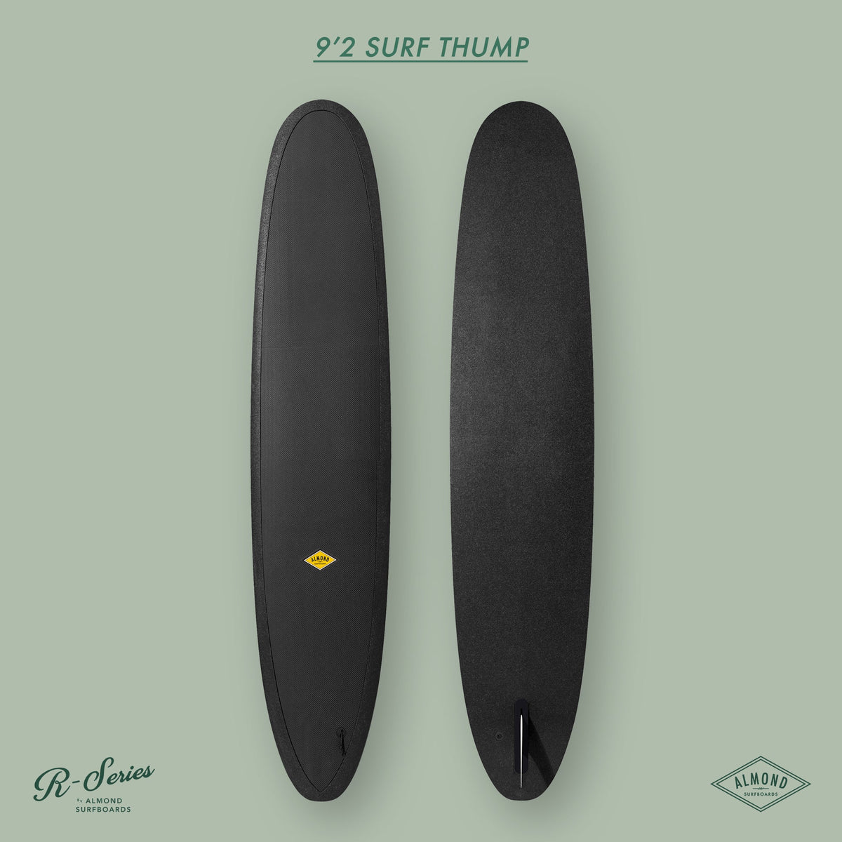 9'2" R-Series | Surf Thump Soft Top Surfboard - Surf Bored