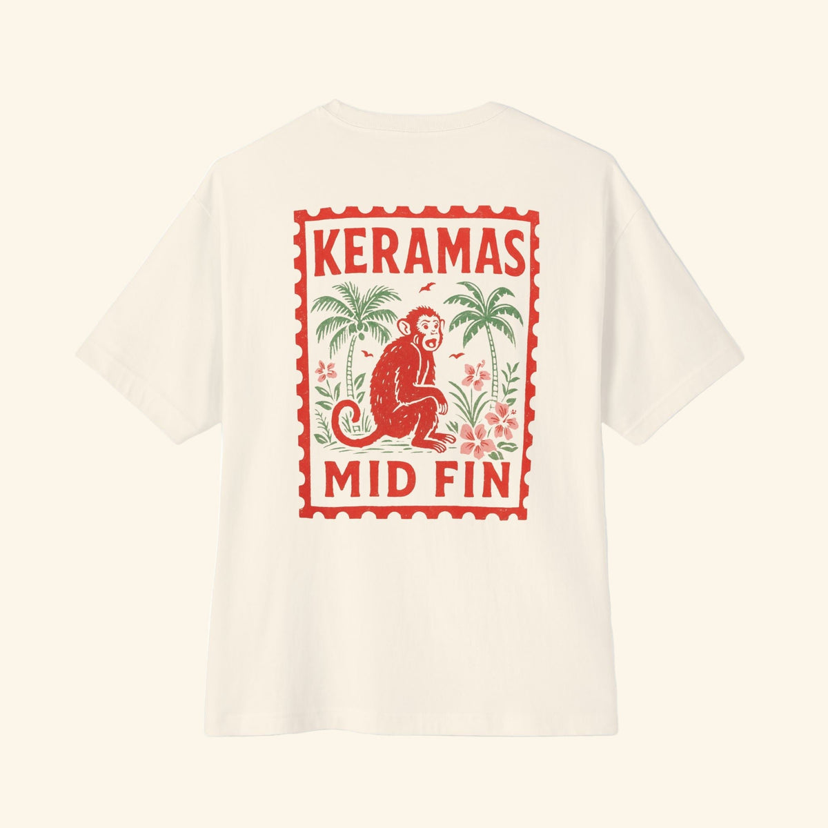 Keramas Stamp Boxy Tee - Surf Bored