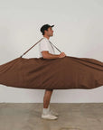 Seal Brown Canvas Surfboard Bag - Surf Bored