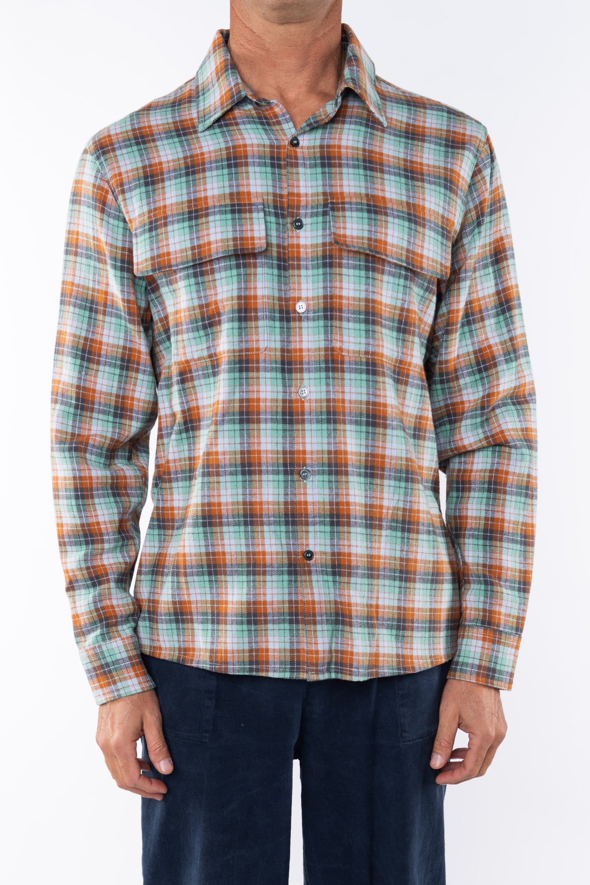 Summer Softy Plaid Shirt - Surf Bored