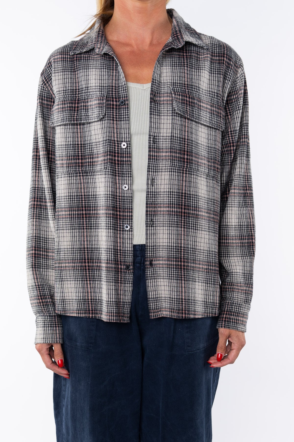 Summer Softy Plaid Shirt - Surf Bored