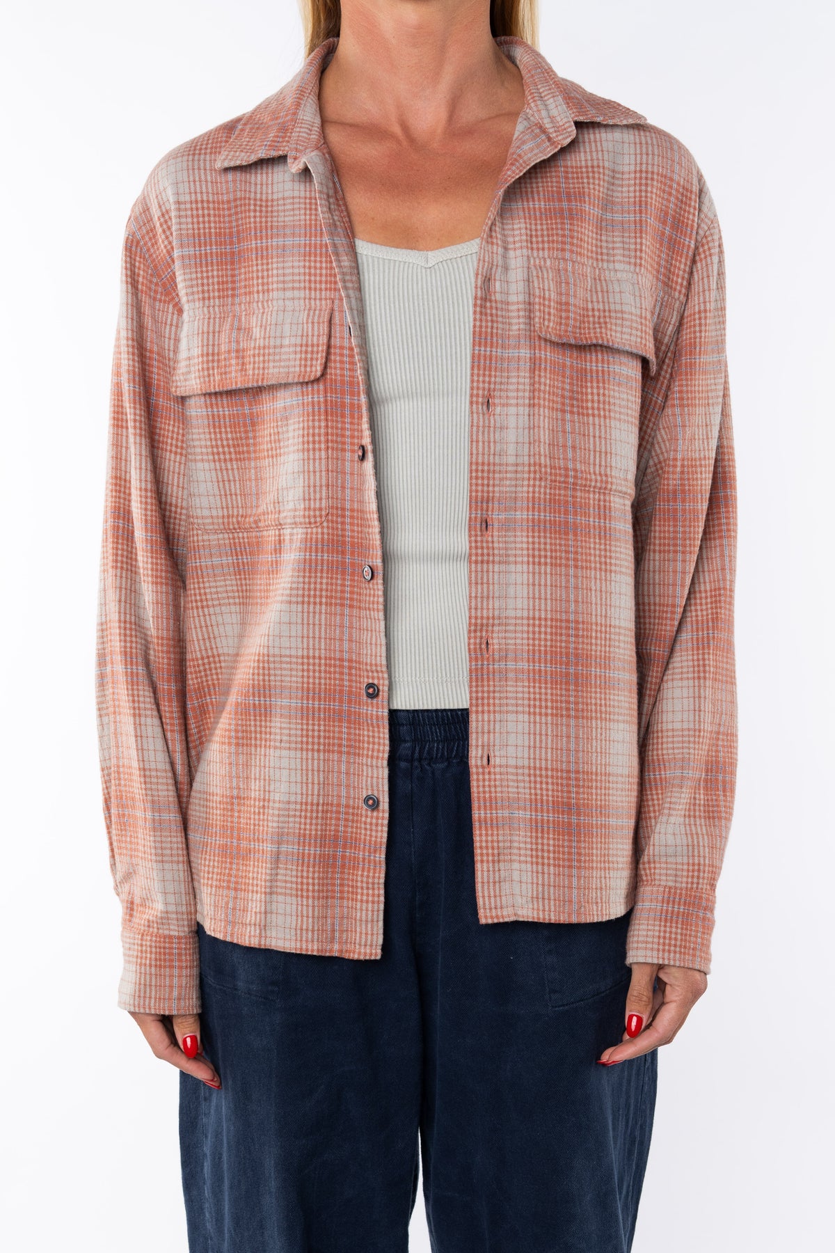 Summer Softy Plaid Shirt - Surf Bored