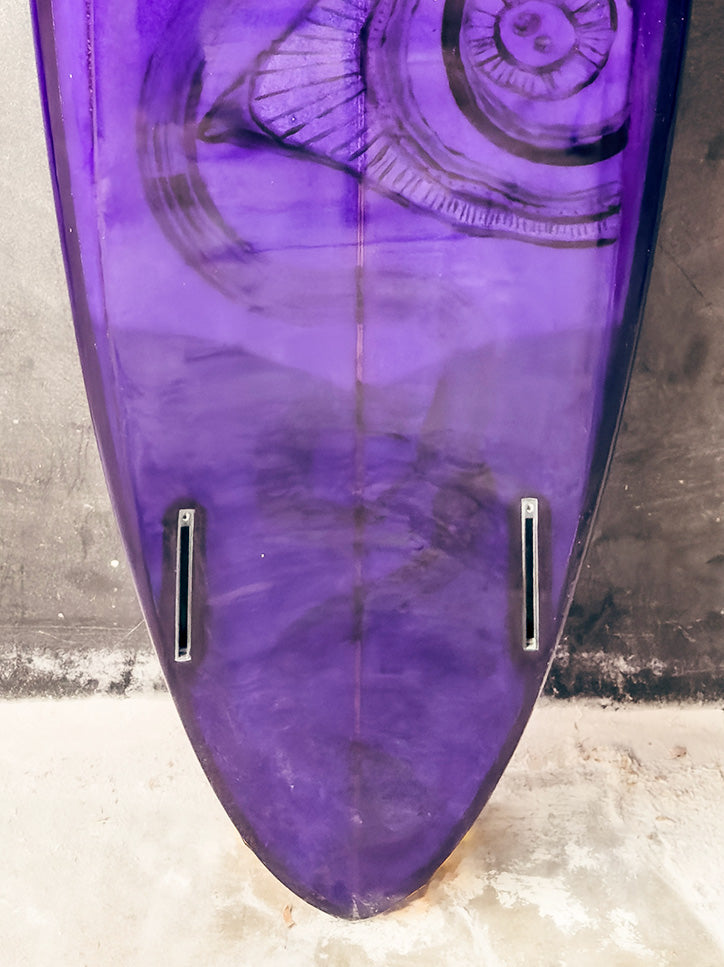 Andrew Kidman | 6’10" Edge Twin Deep Purple Surfboard - Surf Bored